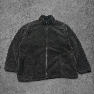 Vintage Grey Cherokee Deep Pile Zip Up Fleece